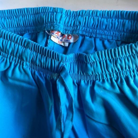 Expo Uniform M blue scrubs NWOT. 39” long legs 44” pit to pit around - Picture 8 of 9